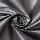 Charcoal grey woven taffeta interlock fabric by the yard| Shop online at BeautifulWindowsElgin.com