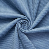 Denim blue cotton corduroy fabric—fabric sold by BeautifulWindowsElgin.com