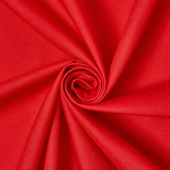 Bold Red Fabric for Sewing – 100% Cotton Broadcloth Material by Beautiful Windows Elgin