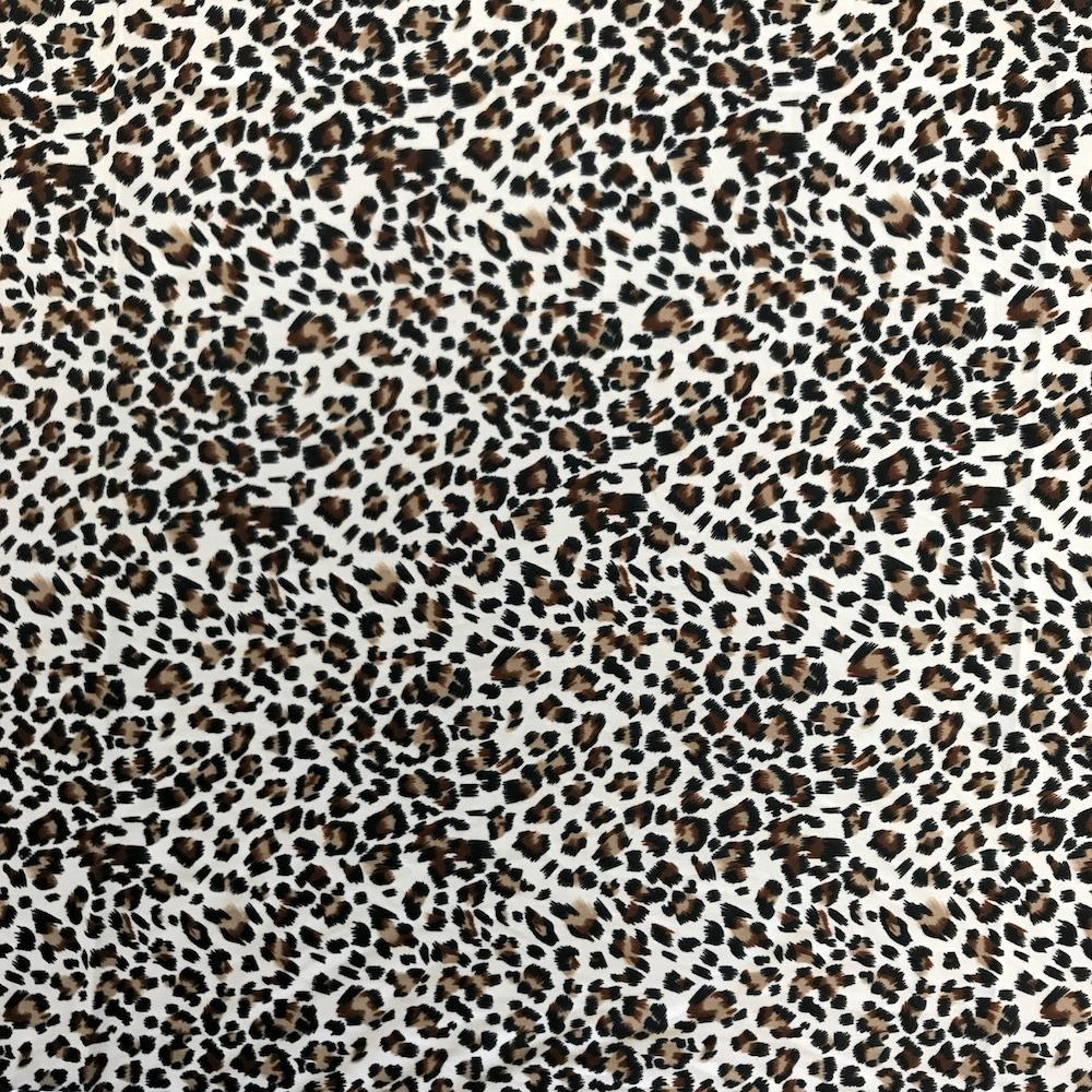 Poly-Cotton Blend—Jaguar Brushed Printed Material—92% Polyester, 8% Spandex—Premium Quality—59/60" Inches Wide—Available by the Yard—Nationwide Shipping