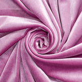 Close-up of pink velvet fabric in a swirl pattern |Shop online at BeautifulWindowsElgin.com