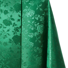Majestic Rose-Jacquard Fabric—Hunter Green—58" Wide—100% Polyester Fabric—High-Quality—Sold by The Yard