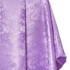 Rose Jacquard Fabric—Durable Quality — Lilac Hue—58" Wide—100% Polyester Fabric—High-Quality—Sold by The Yard