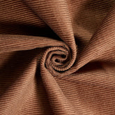 Fine-ribbed mocha corduroy material—fabric sold by BeautifulWindowsElgin.com