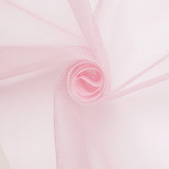 Pink Polyester Hard Net Crinoline/58-60-Inches-Wide/ Fabric-Sold-By-The-Yard-180-gsm