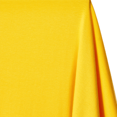 Close-up of bright yellow fabric with a white background |Order online at BeautifulWindowsElgin.com