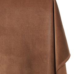 Brown fabric with a textured surface on a white background