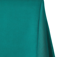 Malou Teal Lawn—Polyester Blend Fabric— Smooth Texture—Sold by The Yard—58/60 Inches Wide