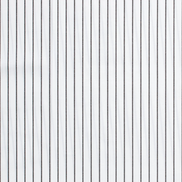 TELFORD BLACK & WHITE PINSTRIPE SHRITING POPLIN FABRIC