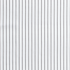 Poplin Pinstripe Shirting |Black-White Color—59", Sold by the Yard