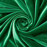 Elysian Green—Stretch Velvet Fabric—90% Polyester, 10% Spandex— 60/61 Inches—Standard Corduroy Material—Available by the yard—Nationwide Shipping