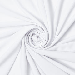 Pure white knit jersey fabric—fabric sold by BeautifulWindowsElgin.com