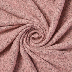 Hacci Material—Two-Tone Sweater Knit—Magma Blush Pink—Width 58/60 Inches Wide—Multi Color Green Hue—Sold By The Yard—Width 60/61 Inches—Available for Nationwide Shipping