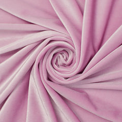 Lavender—Stretch Velvet Fabric—90% Polyester, 10% Spandex— 60/61 Inches—20% Vertical