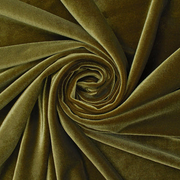 Verdant Plush Oliver—Stretch Velvet Fabric—90% Polyester, 10% Spandex— 60/61 Inches—20% Vertical