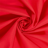 Smooth red cotton broadcloth fabric texture |sold by BeautifulWindowsElgin.com