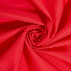 High-Quality Fabric—Laylani Crisy Red Color—Best Price— Cotton Broadcloth—( Width 58/59 Inches)—Sold by the Yard—Multi-Purpose—Available for Nationwide Shipping.