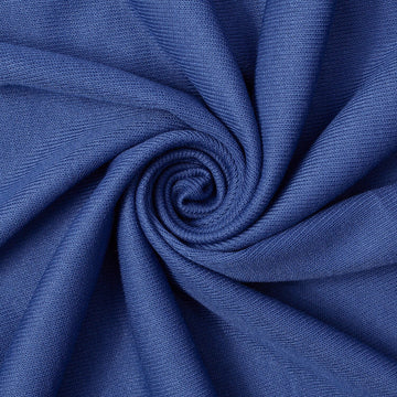 Breathable Cobalt Blue—DIY Apparel—French Rib Knit Material—58/60 Inches Wide—Sold by The Yard