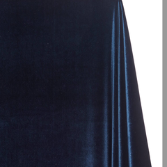 Navy blue fabric with a slight sheen on a white background| sold by BeautifulWindowsElgin.com