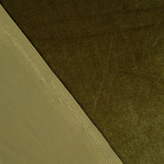 Verdant Plush Oliver Stretch Velvet Fabric| Sold by the Yard
