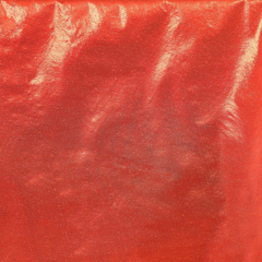 A close-up image of red tissue lame fabric showing its texture | Beautiful Windows Elgin