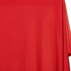 ITY knit fabric— Stretchy Polyester Jersey Fabric— Vibrant Red—95% polyester and 5% Spandex—57/58 Inches Wide— Sold by the Yard