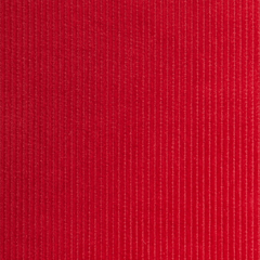 Scarlet red cotton corduroy fabric—fabric sold by BeautifulWindowsElgin.com