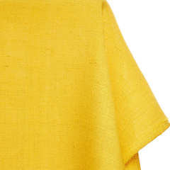 Durable polyester burlap fabric yellow| Beautiful Windows Elgin