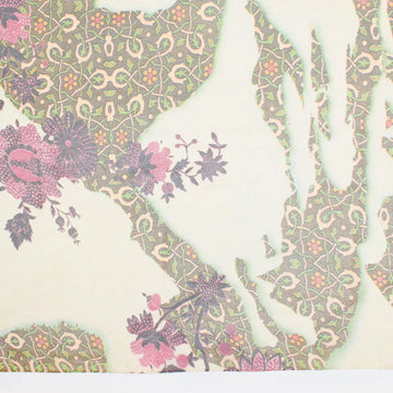 LATHAN PRINTED FLORAL VINE ON CHIFFON MATERIAL
