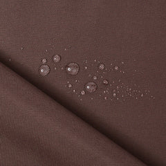 Cheviot—Coffee—Waterproof Fabric—100% Polyester- 100% Polyvinyl Backing—60/61 Inches Wide