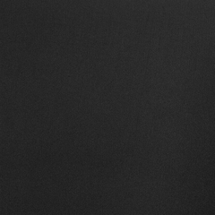 A swatch of solid black polyester gabardine fabric.