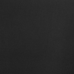 A swatch of solid black polyester gabardine fabric.