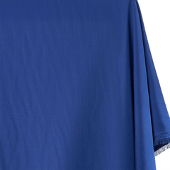 River Royal Blue Crinkle Polyester Fabric | 60" Wide