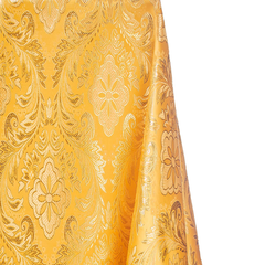 Spiritual Richness—Gold & Gold —Floral Metallic Brocade—58"Inche Wide—Multi-Purpose —Availableby the Yard— Nationwide Shipping