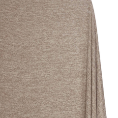 Dark Taupe Brushed Two Tone —Sweater Knit Hacci Material—100% Polyester—Sold by the Yard—54" Inches Wide