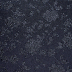 Coby Rose-Jacquard Satin Fabric—Durable —Navy Blue —58" Wide—100% Polyester Fabric—High-Quality—Sold by The Yard —Nationwide Shipping