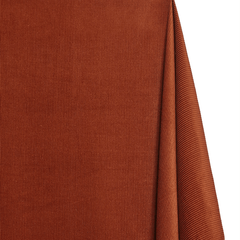 Copper Brick Hue Standard 9 Wale Corduroy Material |0.75 Millimeters