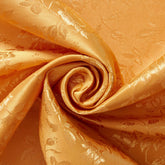 Regal Gilded Jacquard Satin Fabric—Durable —Gold Rose —58" Wide—100% Polyester Fabric—High-Quality—Sold by The Yard