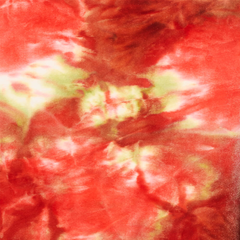 Abstract tie-dye pattern in red and green | Beautiful Windows Elgin