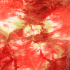 Abstract tie-dye pattern in red and green | Beautiful Windows Elgin