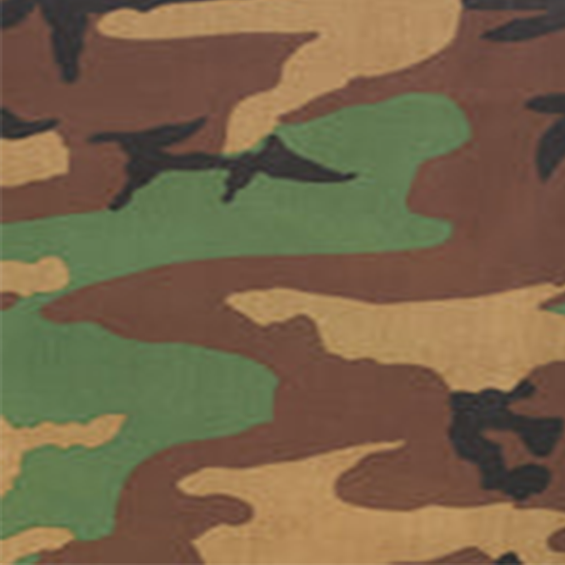 Camo Print Cotton Broadcloth—Moss Green Camo Print—65% Polyester, 35% Cotton—Sold by the Yard—58/60" Inches Wide—Sold by the Yard—Multi-Purpose—Available for Nationwide Shipping