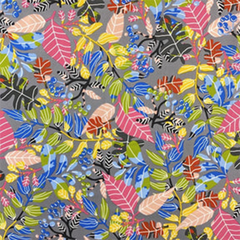 Passion Leaf Print Cotton—100% Cotton Poplin Fabric—Ideal for Apparel—Available for Nationwide Shipping