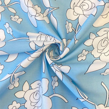 Botticelli—Light Blue Color— Cotton Printed Pattern—Light Blue Color—100% Cotton—Broadcloth Material—Designer Durable-Multi-Purpose—Available for Nationwide Shipping