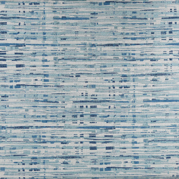 ALEX BLUE COLORWAY COTTON BLEND FABRIC