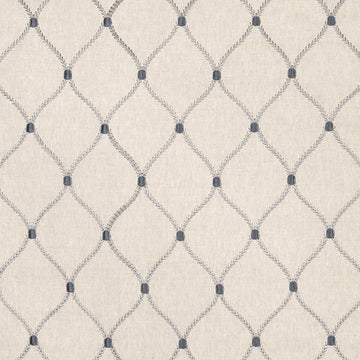 Grey-Beige—Diamond Dots Fabric—55% Linen, 45% Polyester—54 Inches Wide—Sold by the Yard—Nationwide Shipping