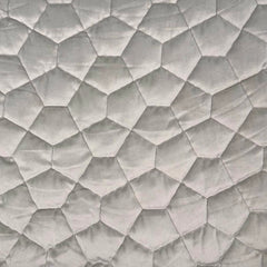 Home Décor Fabric— For Durable Quilt Duvet— Aria-Gray—Hexion Quilt Pattern—100% Polyester—Sold By the Yard—Width 52" Inches Wide—Nationwide Shipping