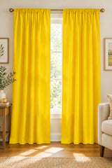 Rod Pocket Panel, Yellow Color—3"Inche-Rod Pocket 2"Inches