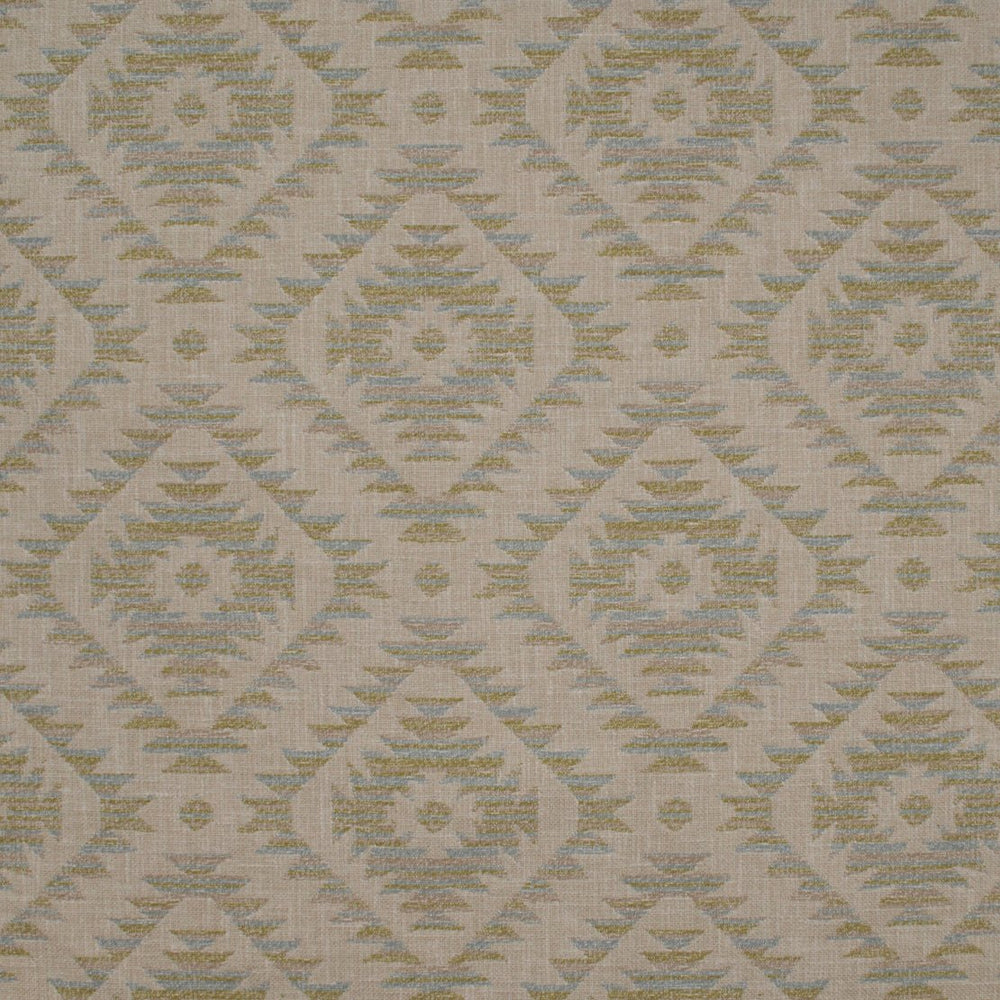 Southwestern sage-green diamond fabric by the yard