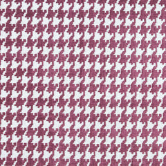 Magenta Houndthooth Fabric—High-Quality—100% Polyester—Sold by The Yard—54" Inches Wide