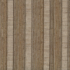 Laura Stripe Upholstery Fabric—Stain Repellent—Woven Jacquard—Teak-Brown—100% Polyester—56"-Wide—Sold by the Yard